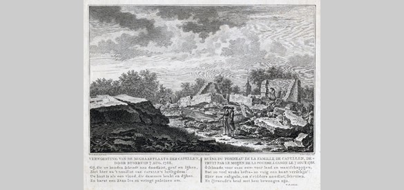 Verwoesting begraafplaats Joan der van der Capellen, Gorssel 1788.