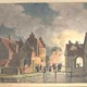 De brand in de voorgebouwen van Walien, getekend circa 1759 © RKD Nederland Instituut voor Kunstgeschiedenis, PD