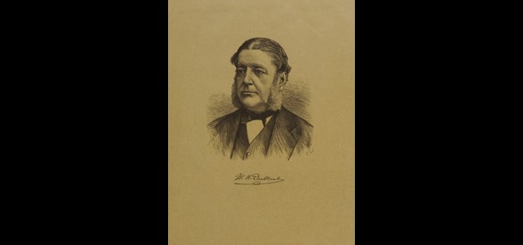 Portret van W.H. Dullert: Advocaat en raadslid te Arnhem en bijna 32 jaar Lid 2e Kamer, waarvan 12 jaar als Kamervoorzitter