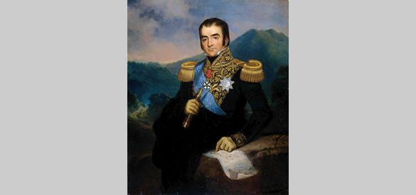 Gouverneur-generaal Daendels, door Raden Saleh