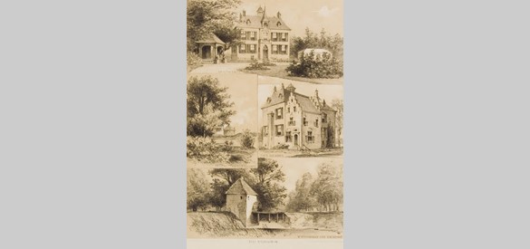 Den Bramel van voren en van opzij - Omgeving van Den Bramel, 1888