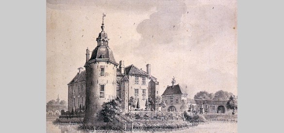 Kasteel Hackfort te Vorden in 1743