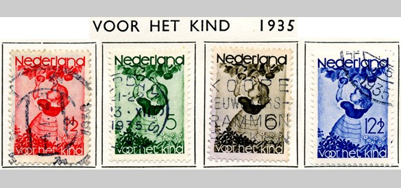 Kinderpostzegels 1935 van Henk Henriët