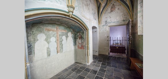 Muurschilderingen in de Heilige Grafkapel
