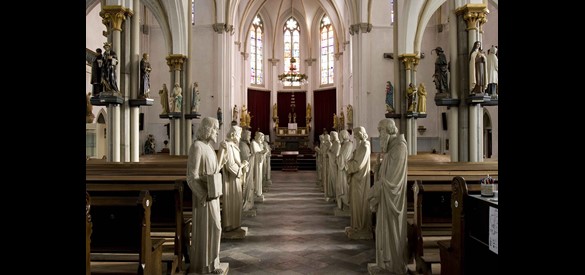 Interieur St. Antonius van Paduakerk in Kranenburg