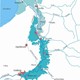 Kaart van de waterlinie langs de IJssel © Stichting Menno van Coehoorn