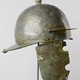 Bronzen infanteriehelm met wangkleppen uit de Romeinse tijd © 