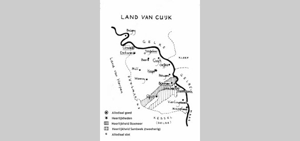 Het land van Cuijk voor 1160