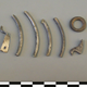 Fragmenten van hakzilver, gevonden bij het onderzoek van de vindplaats Tiel-Passewaaij. Datering: 350-450 n.Chr. © Vrije Universiteit / Stijn Heeren