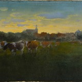 Schilderij Jan Voerman sr., 'Koeien in de Hoenwaard' © Gelders Archief/CC 1.0