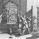 Kooi waarin Jan van Wassenaer van 1512 tot 1514 gevangen zat © Voerman museum Hattem, prent uit het boek door G. Suikers en I. Verburg, 'Algemene kerkelyke en wereldlyke geschiedenissen des bekenden aardkloots' 