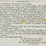 Nederlandsche Staatscourant, 18-6-1829 © CC0, via Delpher