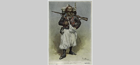 Een Franse Zouaaf 1888