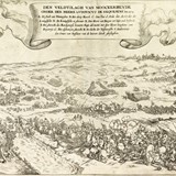 Slag op de Mookerhei (Ets van Frans van den Wijngaerde) © Rijksmuseum - PD