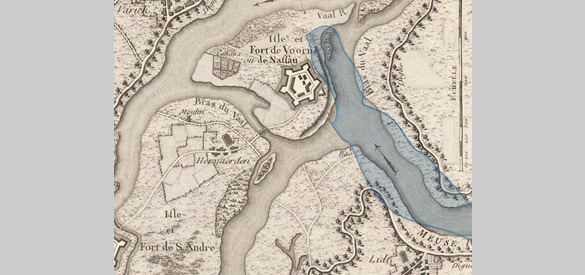 Vanuit Fort de Voorne en Fort St. Andries bevochten de Spaanse troepen en het leger van prins Maurits elkaar