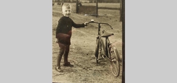 Herman met fiets