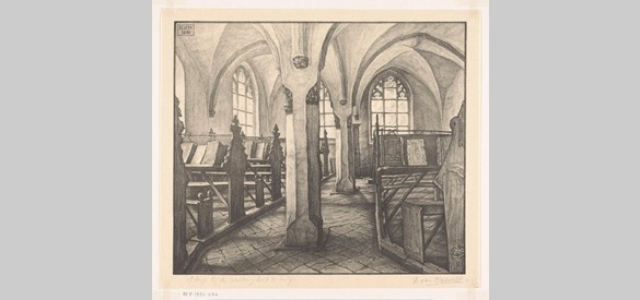 Librije bij de Walburgkerk te Zutphen, Bertha van Hasselt, 1931