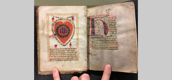 Getijdenboek en gebedenboek uit 1457, vervaardigd door Geert Grote