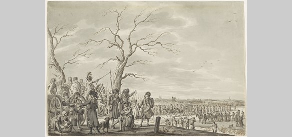 Pichegru steekt de bevroren Waal over (1795)
