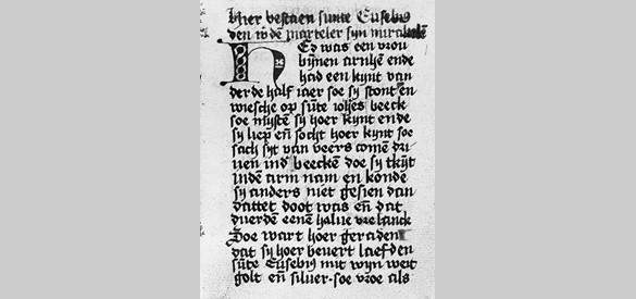 Mirakelboek van St. Eusebius uit ca. 1475