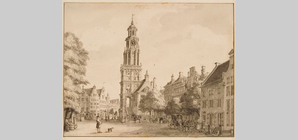 Markt te Zutphen, 1730-1780 door Jan de Beijer