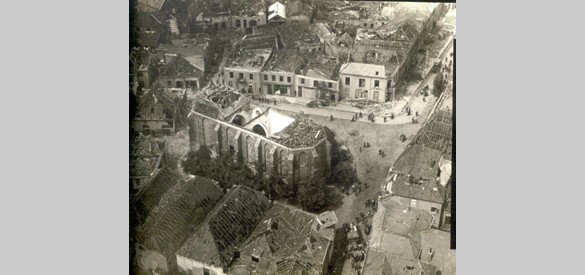 Het verwoeste Borculo na 10 augustus 1925