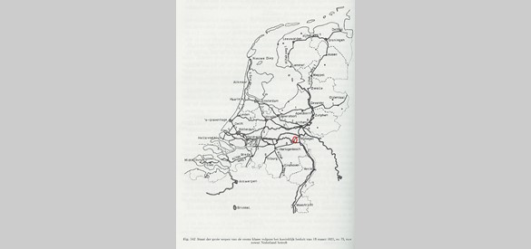 Graafseweg in Rijkswegennet 1821