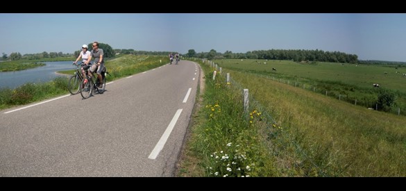 Fietsen in het rivierengebied