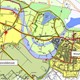 Terp Hogewaldstraat: vroeger was er een laagte in de oeverwal tussen Beuningen en Weurt die bij hoog water overstroomde. Om de boerderij daartegen te beschermen werd die op een terp gebouwd. © Gemeente Beuningen	