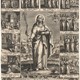 De Heilige Geertrui met een abdisstaf in de rechterhand en een bijbel in de rechter, circa 1560 © 