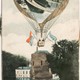 Prentbriefkaart met kasteel Rosendael en luchtballon, circa 1920. © Collectie Toon Nelemans, Rozendaal.