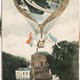 Prentbriefkaart met kasteel Rosendael en luchtballon, circa 1920. © Collectie Toon Nelemans, Rozendaal.
