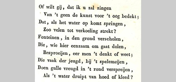 Gedicht door Jacob Zinck over de Bedriegertjes, 1838.