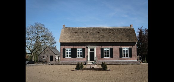 De in 2014 gerestaureerde boerderij