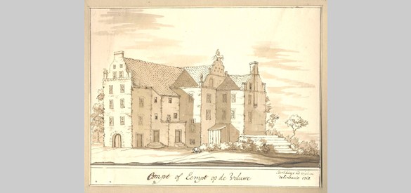 Huis Empe bij Brummen, in of ná 1718 door Jacobus Stelllingwerff mogelijk naar Frans Berkhuys