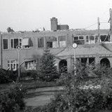 Het Diaconessenhuis in Arnhem in 1945. Hier was voor de slag het Duitse Kriegslazarett gevestigd. Bron: Gelders Archief © Fotograaf: dr. B.C. Charbon