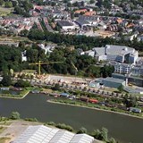 Luchtfoto van de Rijn bij Arnhem. Bron: Gelders Archief © Fotograaf: Henri ter Hall