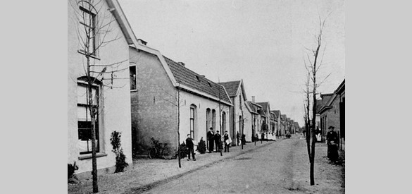 De panden van de batikateliers rond 1902