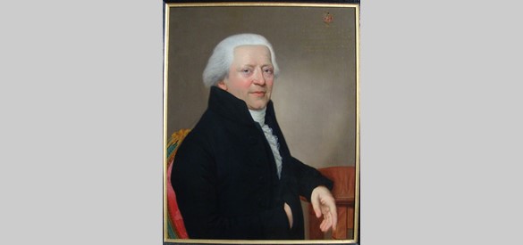 Portret van Johan Frederik Willem baron van Spaen (1746-1827), toegeschreven aan de kunstenaar N. Garnier. Met negen andere Van Spaen-portretten keerde dit portret onlangs terug naar kasteel Biljoen. Bron: Brantsen van de Zyp Stichting, Arnhem