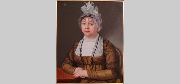 Portret van Sara Johanna gravin van Hogendorp (1755-1828), echtgenote van Johan Frederik Willem baron van Spaen. Bron: Brantsen van de Zyp Stichting, Arnhem