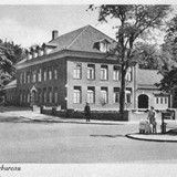 Ansicht, op 20 december 1946 van dat jaar werd het politiebureau officieel in gebruik genomen, 1948. Collectie Historisch Museum Ede