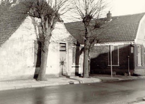 Foto, vooraanzicht winkeltje van Lammert van de Bospoort, 1967. Collectie Historisch Museum Ede