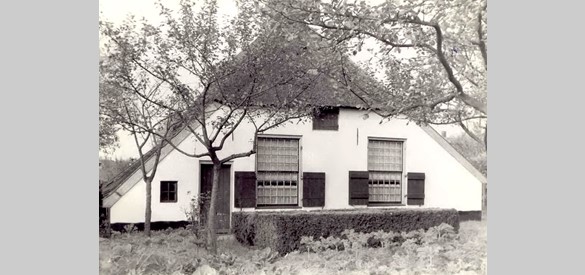 Foto, boerderijtje aan de Driehoek in Ede, 1970. Collectie Historisch Museum Ede