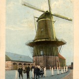 De Oostermolen en eerste eierhal (Bron: archief Stichting Oud Nijkerk)