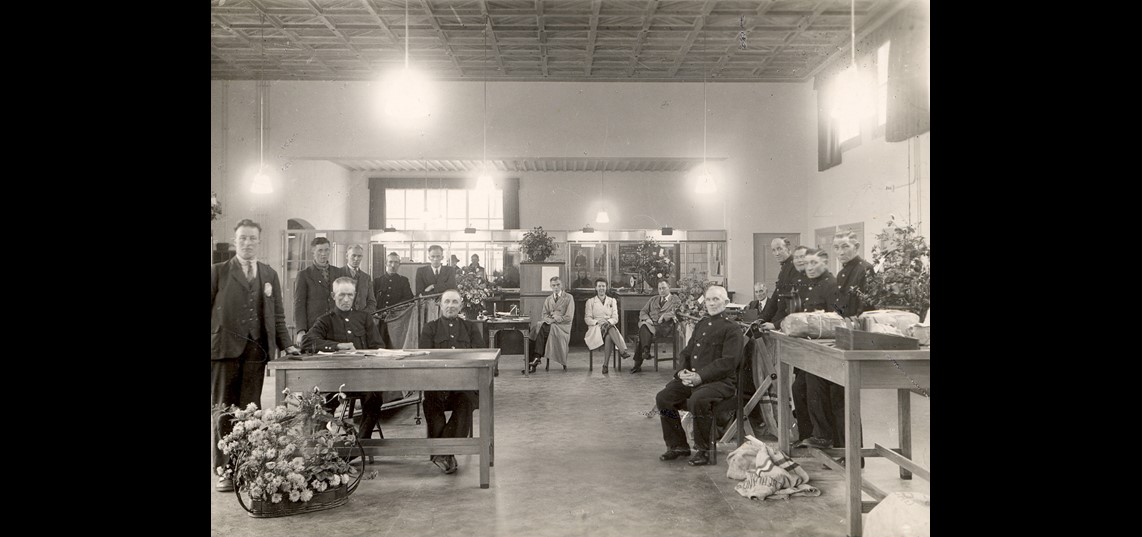 Postkantoor aan de Kleterstraat (Bron: archief Stichting Oud Nijkerk)