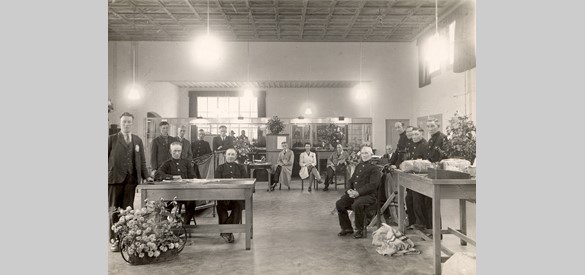 Postkantoor aan de Kleterstraat (Bron: archief Stichting Oud Nijkerk)