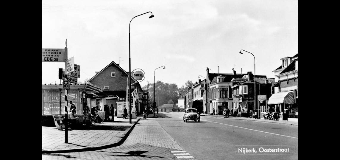 De Oosterstraat in 1970 (Bron: archief Stichting Oud Nijkerk)