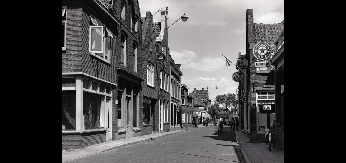 De oude Oosterstraat (Bron: archief Stichting Oud Nijkerk)