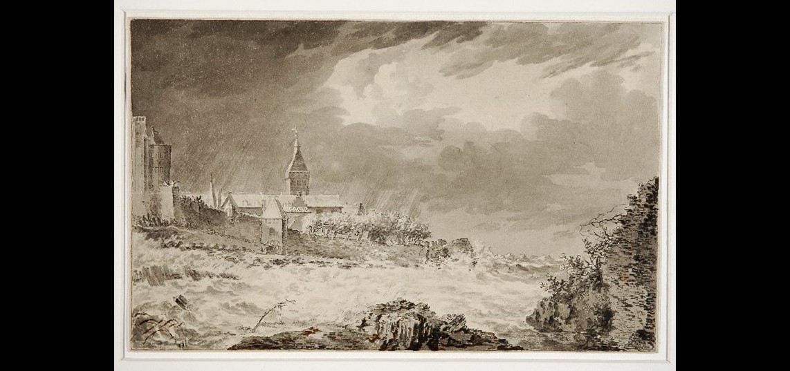 Overstroming en instorting van de Lappentoren 2 Maart 1784 door Steven Globé