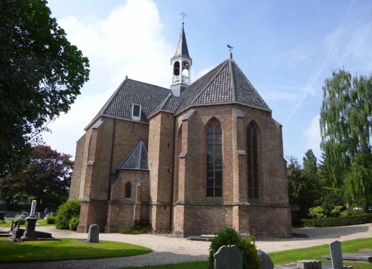 Protestantse Kerk Wamel vanaf de oostzijde. Foto: Gerard Kouwenberg, 2014.